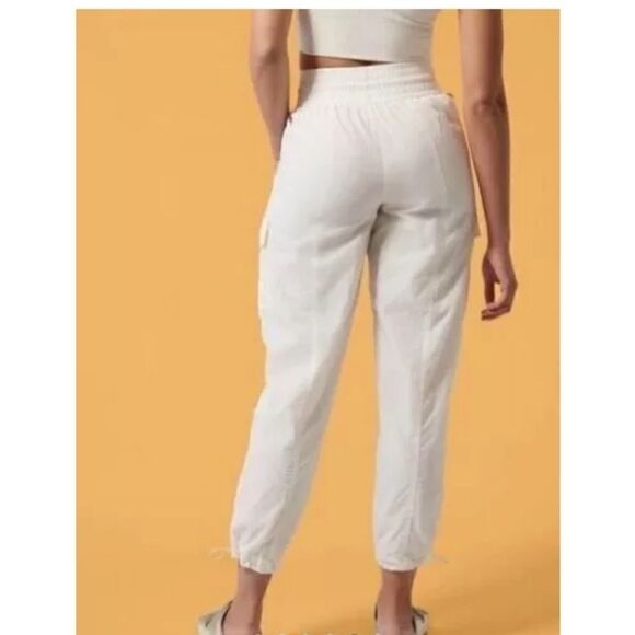 Alicia Keys for Athleta high waisted utility pants in ivory. Size 22 NW… - Picture 3 of 6